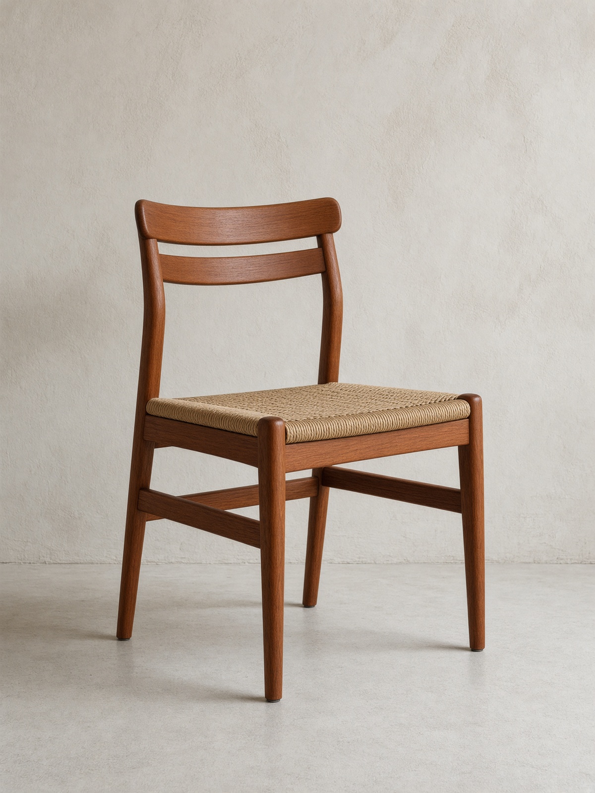 Teak side chair